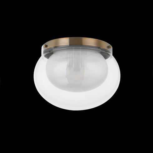 Troy Magma Flush Mount in Patina Brass Finish Model: C2114-PBR