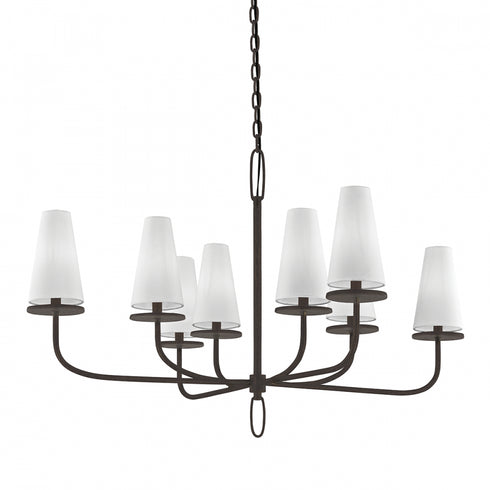 Troy Marcel Chandelier in Textured Bronze Finish Model: F6296-TBZ