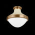 Troy Maxton Pendant in Patina Brass and Soft Sand Finish Model: F3113-PBR/SSD