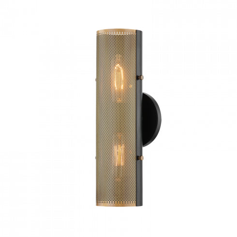 Troy Mikka 2 Light Wall Sconce Model: B5613-PBR/SBK