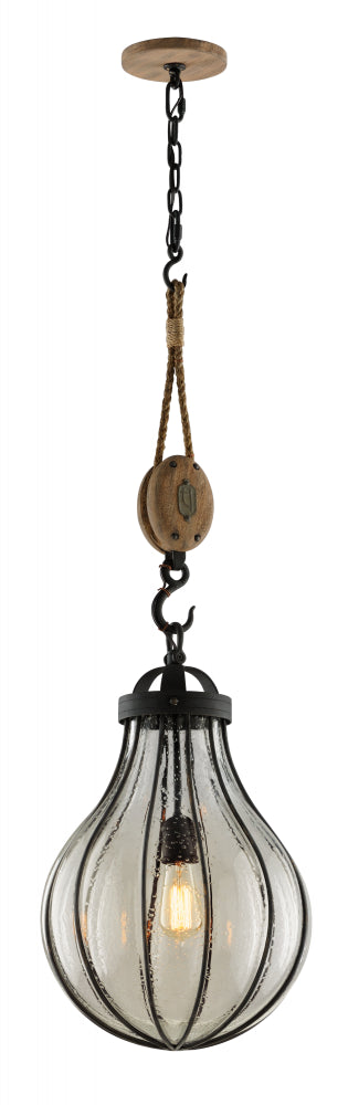 Troy Murphy Pendant in Forged Iron Finish Model: F4905-FOR