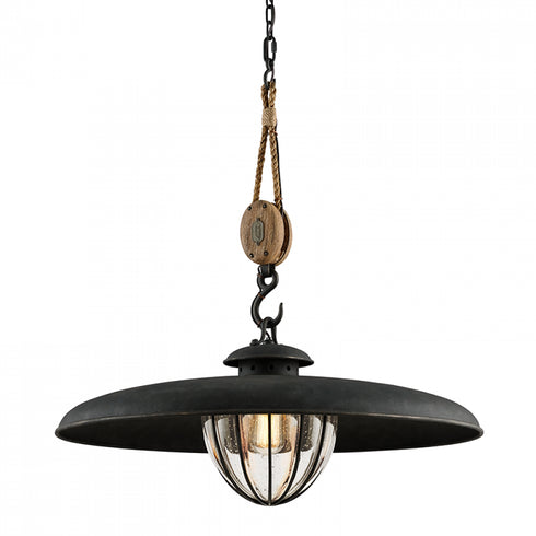 Troy Murphy Pendant in Forged Iron Finish Model: F4907-FOR