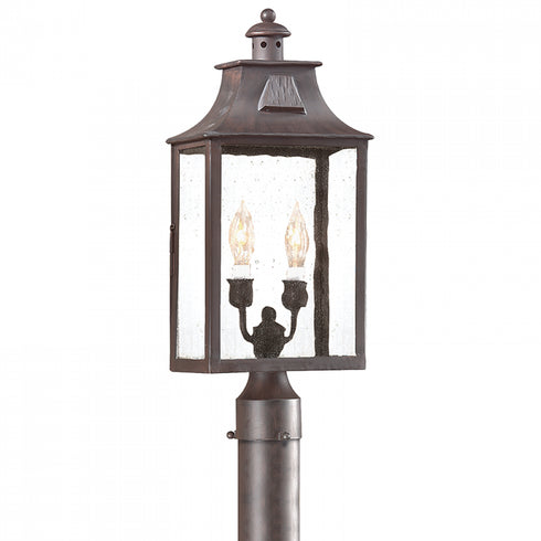 Troy Newton 2 Light Post Lantern Medium Model: P9003-SFB