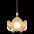 Troy Olson Chandelier in Vintage Gold Leaf Finish Model: F3024-VGL
