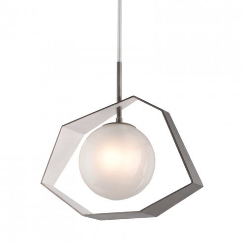 Troy Origami 1 Light Pendant Dining Model: F5536-GRA/SL/SS