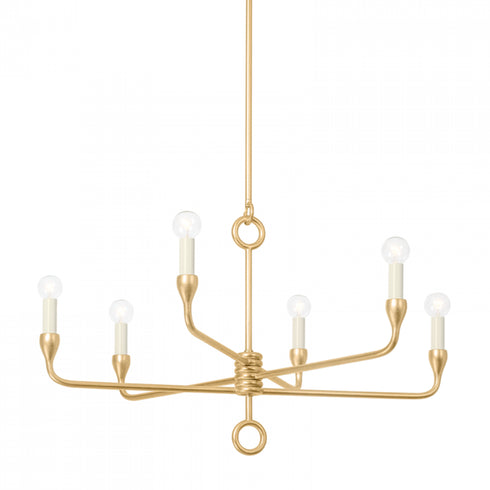 Troy Orson 6 Light Chandelier Model: F9531-VGL