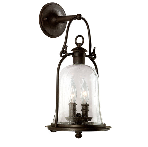 Troy Owings Mill Wall Sconce in Textured Black Finish Model: B9462-TBK