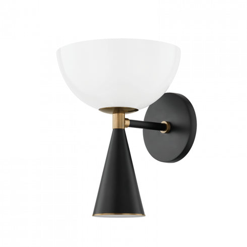Troy Payson 1 Light Wall Sconce Model: B1511-PBR/SBK
