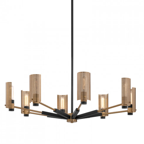 Troy Pilsen 8 Light Chandelier Model: F6878-SFB/PBR