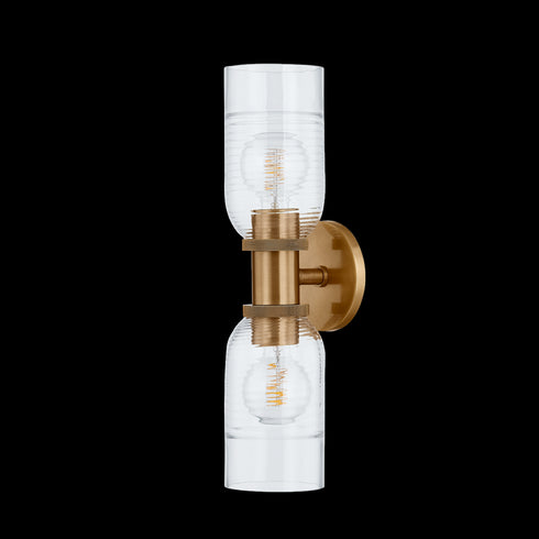 Troy Redding Wall Sconce in Patina Brass Finish Model: B1120-PBR