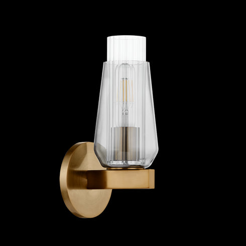 Troy Rex Wall Sconce in Patina Brass Finish Model: B1111-PBR