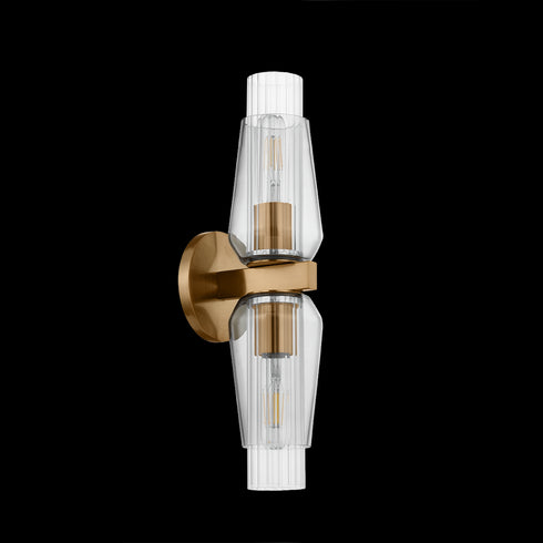 Troy Rex Wall Sconce in Patina Brass Finish Model: B2218-PBR