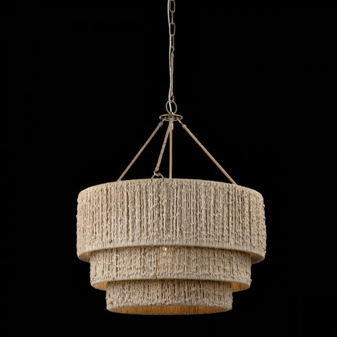 Troy Reza Chandelier in Patina Brass Finish Model: F5924-PBR