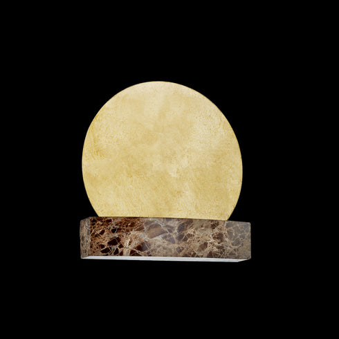 Troy Rune Wall Sconce in Vintage Gold Leaf Finish Model: B2312-VGL