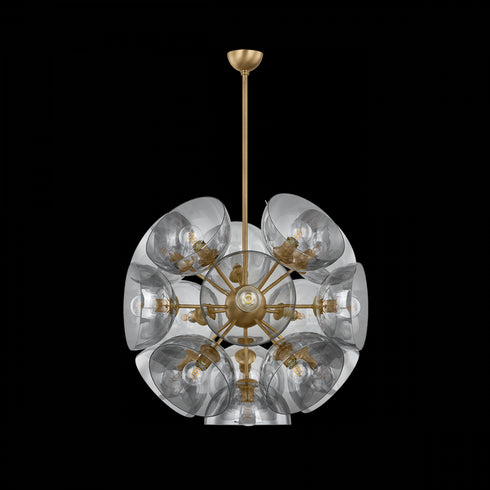 Troy Salix Pendant in Patina Brass Finish Model: F1534-PBR