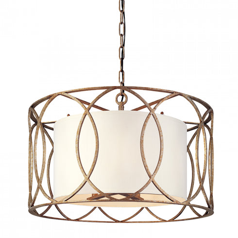 Troy Sausalito 5 Light Pendant Dining Model: F1285-TRN