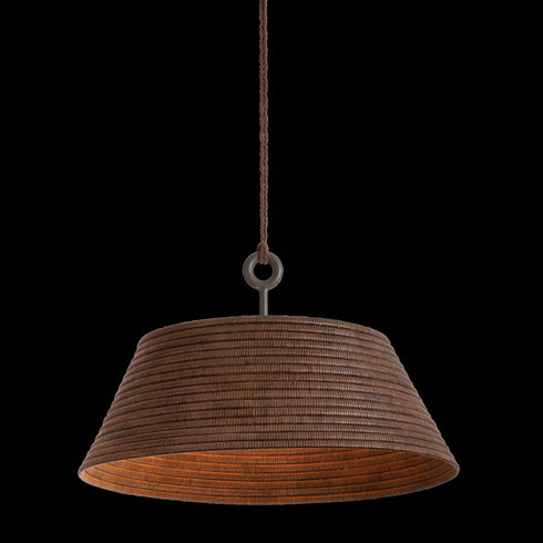 Troy Sequoia Pendant in Gesso White Finish Model: F2836-GSW