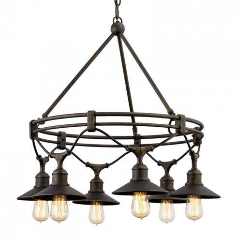 Troy Shelton 6 Light Chandelier Model: F7596-VBZ