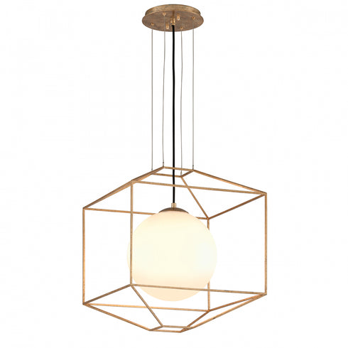 Troy Silhouette Chandelier in Gold Leaf Finish Model: F5214-GL