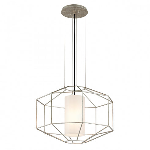 Troy Silhouette Chandelier in Silver Leaf Finish Model: F5256-SL