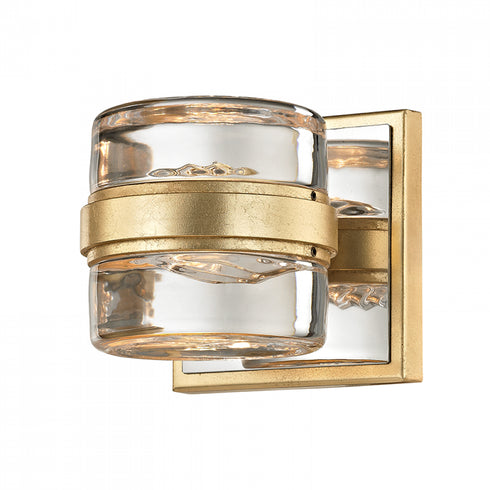 Troy Splash 1 Light Wall Bath Gold Leaf Model: B5681-GL