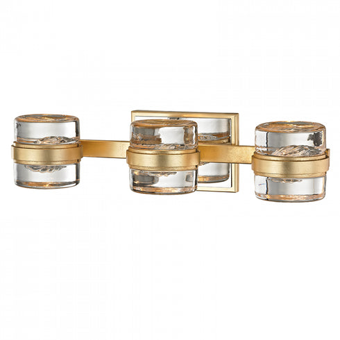 Troy Splash 3 Light Wall Bath Gold Leaf Model: B5683-GL