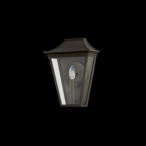 Troy TEHAMA EXTERIOR WALL SCONCE in French Iron Finish Model: B2914-FRN