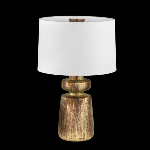 Troy Terron Table Lamp in Patina Brass Finish Model: PTL5122-PBR
