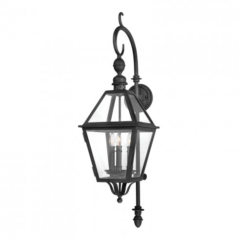 Troy Townsend 3 Light Wall Lantern Large Model: B9622-TBK