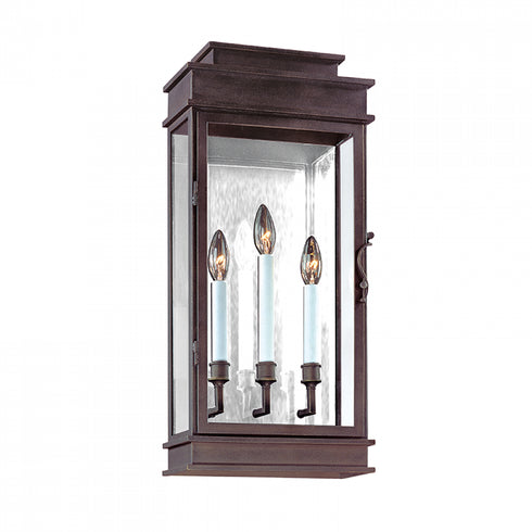 Troy Vintage 3 Light Wall Lantern Large Model: B2973-VBZ