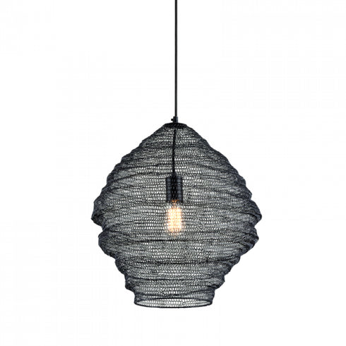 Troy Wabi Sabi 1 Light Pendant Model: F6772-SBK