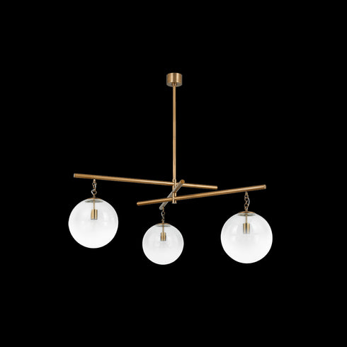 Troy Wade Chandelier in Patina Brass Finish Model: F1059-PBR