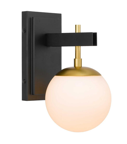 Varaluz Allie 1 Light Bath Blac Satin Brass Model: 352B01BLSB
