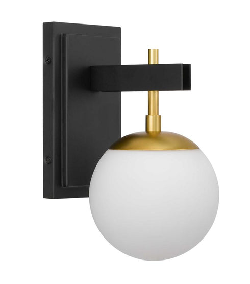 Varaluz Allie 1 Light Bath Blac Satin Brass Model: 352B01BLSB