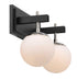 Varaluz Allie 2 Light Bath Blac Polished Nickel Model: 352B02BLPN