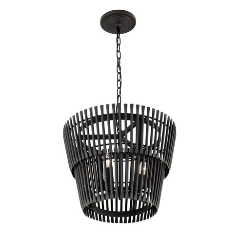 Varaluz Apollo 3 Light Pendant Carbon Model: 355P03CB