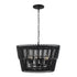 Varaluz Apollo 6 Light Pendant Carbon Model: 355P06SCB