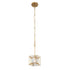 Varaluz Arcade 1 Light Mini Pendant French Gold Model: 366M01FG