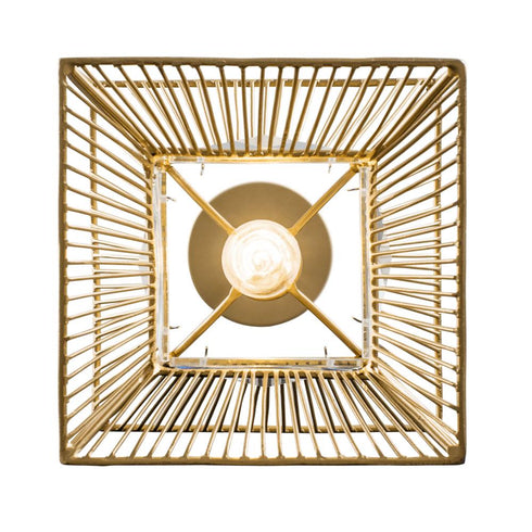 Varaluz Arcade 1 Light Mini Pendant French Gold Model: 366M01FG
