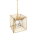 Varaluz Arcade 1 Light Mini Pendant French Gold Model: 366M01FG
