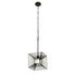 Varaluz Arcade 1 Light Pendant Carbon Model: 366P01CB