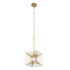 Varaluz Arcade 1 Light Pendant French Gold Model: 366P01FG