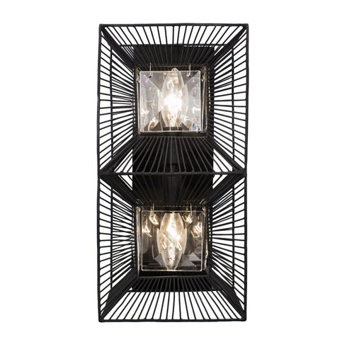 Varaluz Arcade 2 Light Sconce Carbon Model: 366W02CB