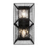 Varaluz Arcade 2 Light Sconce Carbon Model: 366W02CB