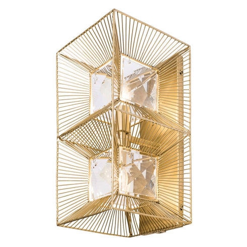 Varaluz Arcade 2 Light Sconce French Gold Model: 366W02FG