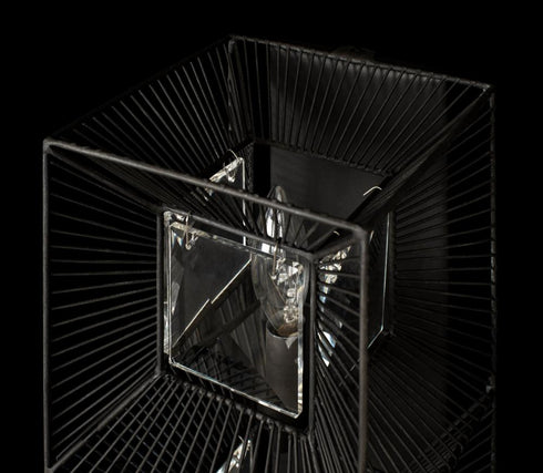 Varaluz Arcade 3 Light Sconce Carbon Model: 366W03CB