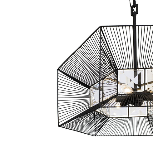 Varaluz Arcade 6 Light Pendant Carbon Model: 366P06CB