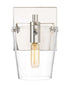 Varaluz Arlo 1 Light Bath Blac Polished Nickel Model: 351B01BLPN