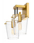 Varaluz Arlo 2 Light Wall Blac Satin Brass Model: 351K02BLSB
