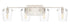 Varaluz Arlo 4 Light Bath Blac Polished Nickel Model: 351B04BLPN